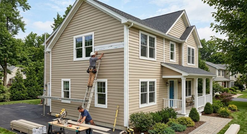 Dutch Lap Siding Installation