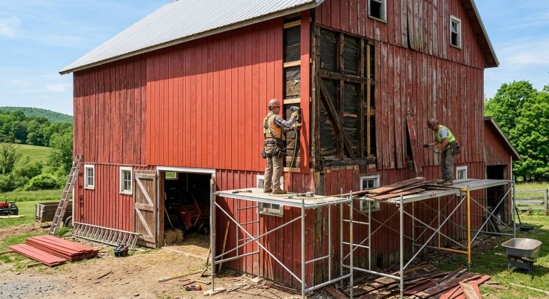 Barn Siding Replacement in Robertson County, TN
