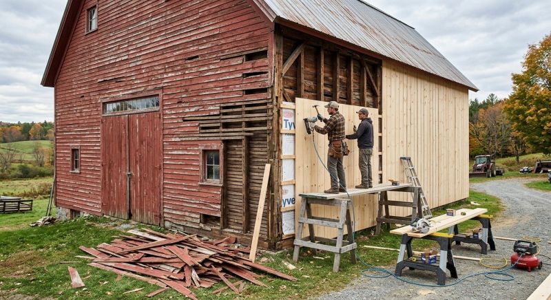 Barn Siding Replacement in Robertson County, TN