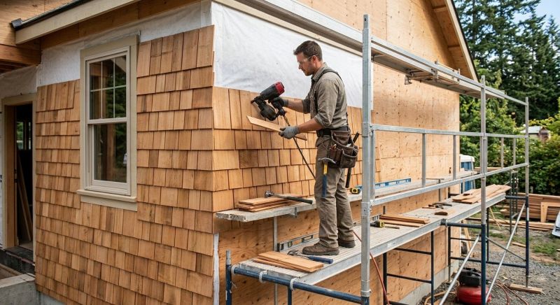 Cedar Siding Installation in Madison, TN