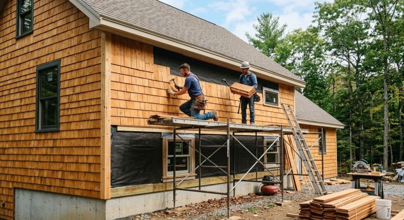 Cedar Siding Installation in Madison, TN