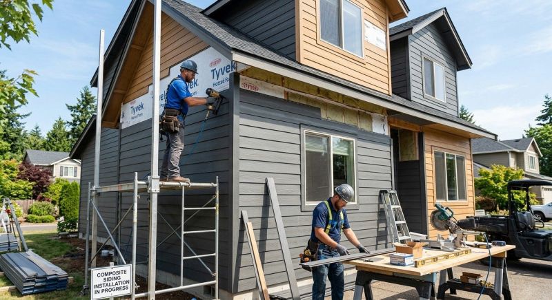 Composite Siding Installation in Hendersonville, TN