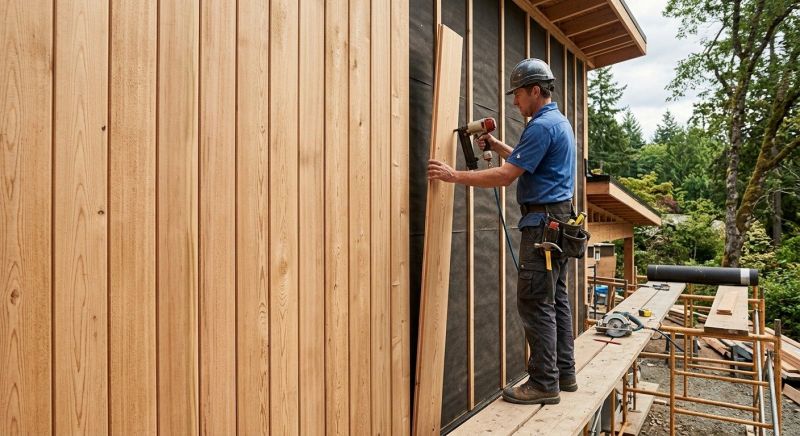 Faux Wood Siding Installation in Goodlettsville, TN