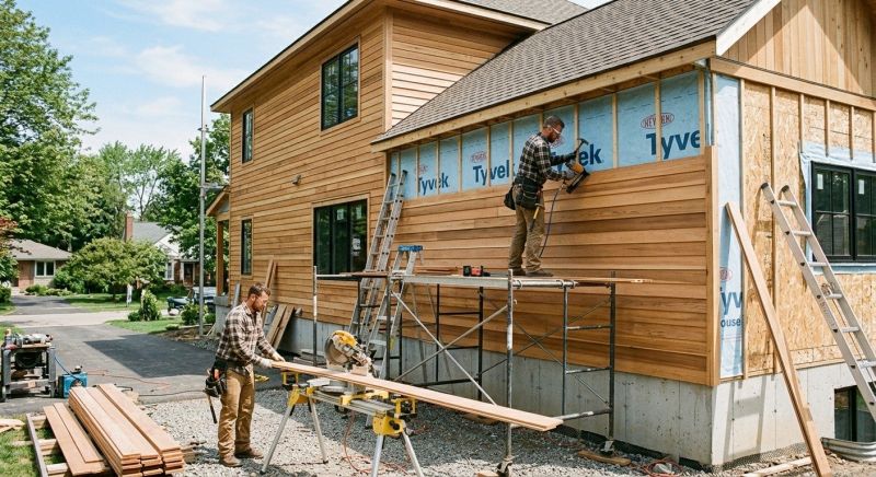 Faux Wood Siding Installation in Russellville, KY