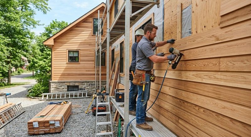 Hardwood Siding Installation in Hendersonville, TN