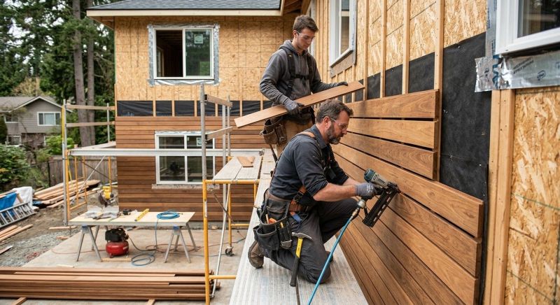 Hardwood Siding Installation in Sumner County, TN