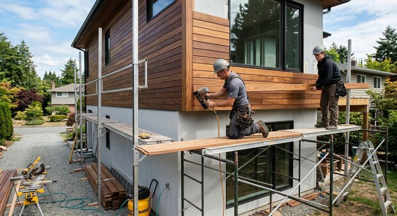 Hardwood Siding Installation in White House, TN