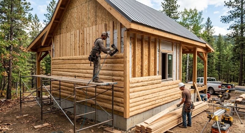 Log Siding Installation in Robertson County, TN