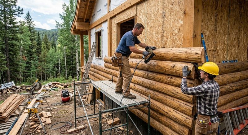 Log Siding Installation in Logan County, KY