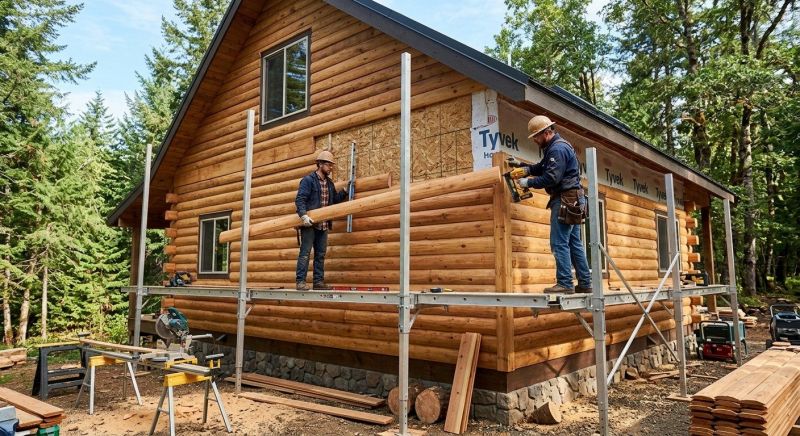 Log Siding Installation in Sumner County, TN