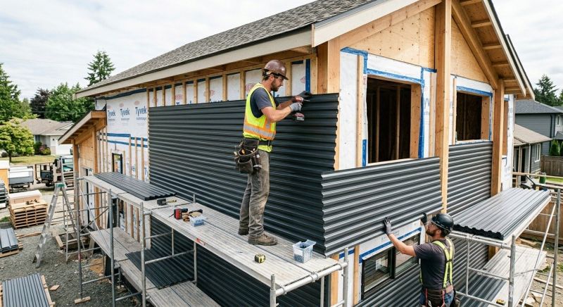 Metal Siding Installation in White House, TN