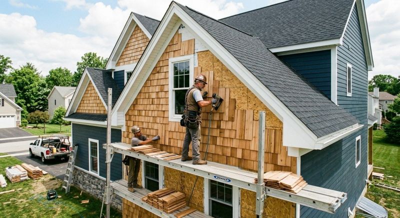 Shake Siding Installation in Springfield, TN