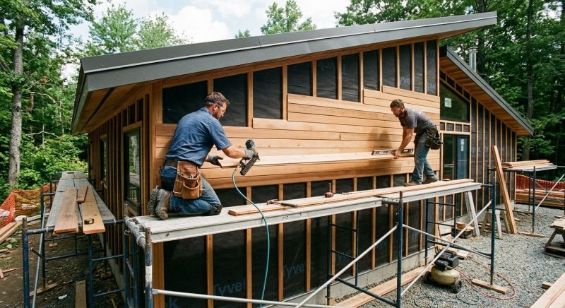 Wood Cladding Installation in Logan County, KY
